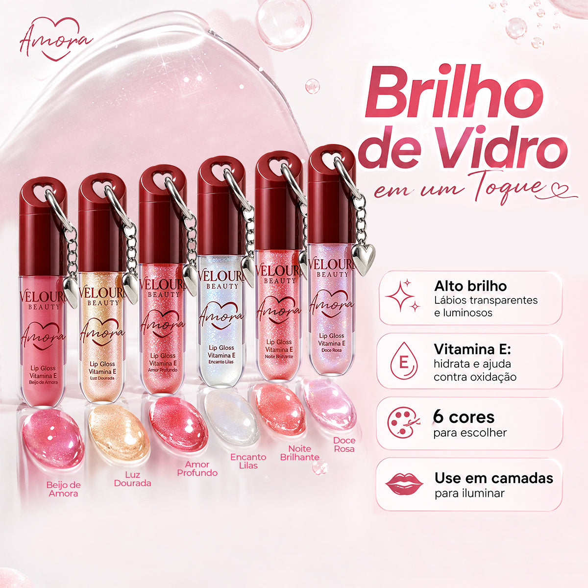 AMORA LIP GLOSS VITAMINA E – image 13
