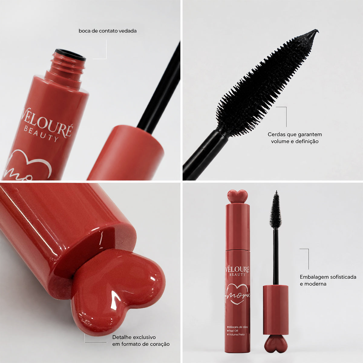 AMORA MÁSCARA DE CÍLIOS PEEL OFF VOLUME PRETO – image 4