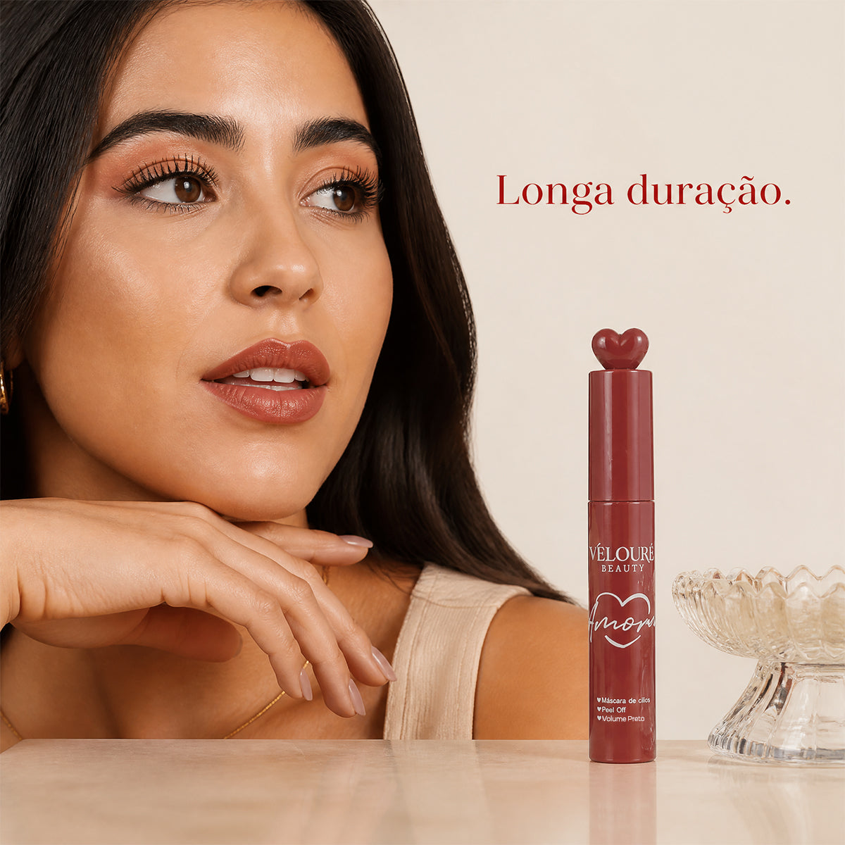 AMORA MÁSCARA DE CÍLIOS PEEL OFF VOLUME PRETO – image 5