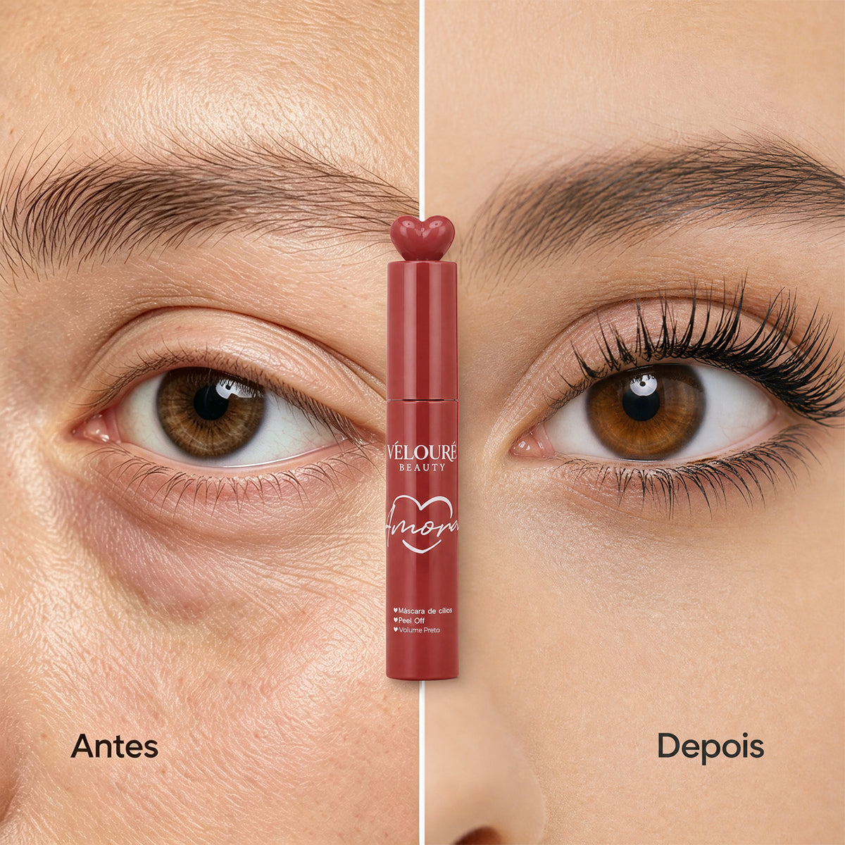 AMORA MÁSCARA DE CÍLIOS PEEL OFF VOLUME PRETO – image 6