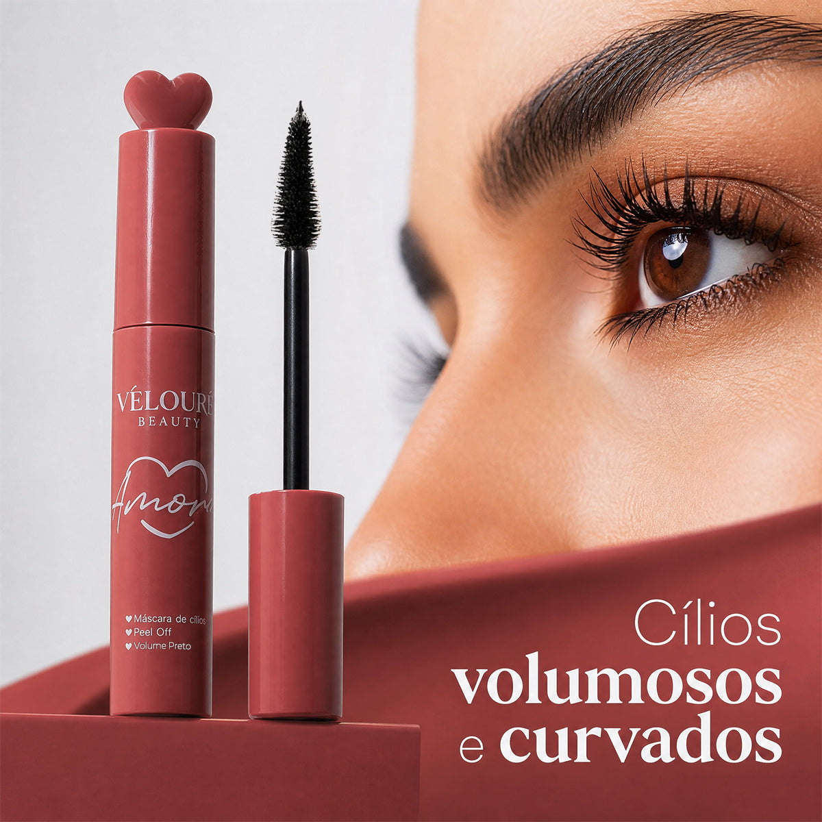 AMORA MÁSCARA DE CÍLIOS PEEL OFF VOLUME PRETO – image 7